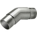 Lavi Industries Lavi Industries, Flush Angle Fitting, 147 Degree, for 1.5" Tubing, Satin Stainless Steel 44-730A/1H